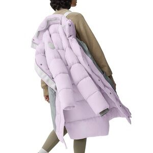 CANADA GOOSE WOMENS BYWARD PARKA SUNSET PASTEL PINK ROSE SIZE MEDIUM NEW W TAGS